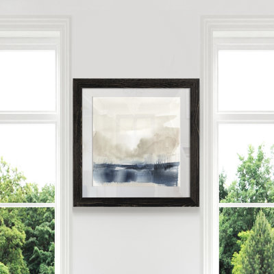 Fog on the horizon II, reproduction d’art sur papier encadrée