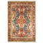 Hand Knotted Wool Area Rug in Blue And Red