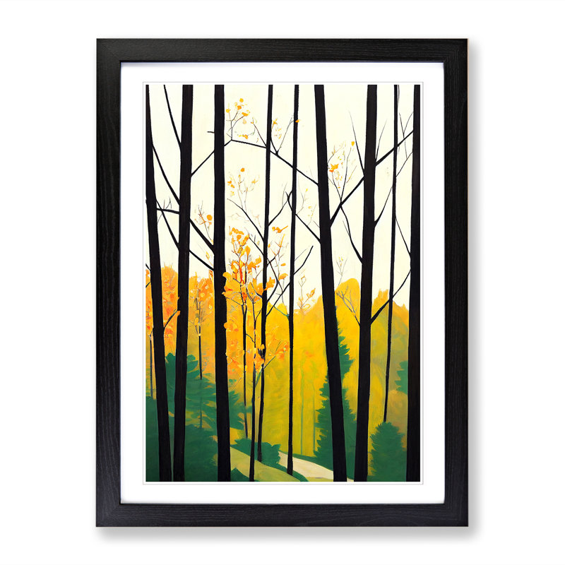 Monnier Summer Forest - Wall Art, 46cm H x 34cm W x 2cm D, Oak