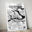 Stockholm City Map - No Frame Print-1585311152