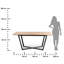 Vandewa Metal Base Dining Table