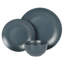 Gibson Home Queenslane 12 Piece Stoneware Matte Dinnerware Set - Matte Blue-98537342