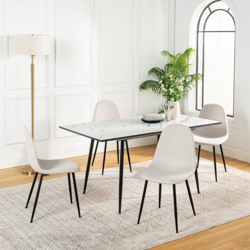 4 - Person Dining Set, Beige