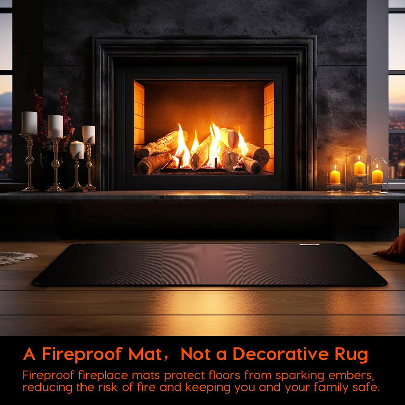 Fireplace Rugs Fire Resistant