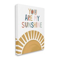 You Are My Sunshine' Lyrics Wall Art – Rosa Loves Rainbows