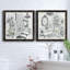 «Opulent Bath I», ensemble de 2 peintures sur toile encadrées-2079942362-2079942357