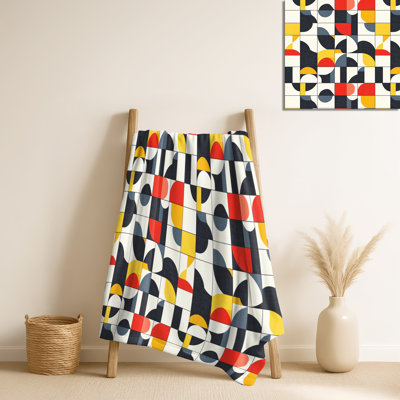 Courtepointe Minimal Quilt IV - jaune