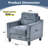 Couch Comfortable Sectional Couches And Sofas For Living Room Bedroom Office Small Space(ONLY ONE CHAIR)-91800208