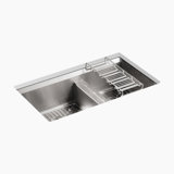 8 Degree™ 33" L x 18" W Undermount Kitchen Sink