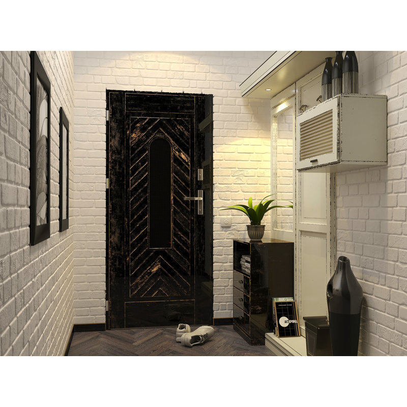 Panneau mural 3D blanc / gris 19 po x 37 po Falkirk Renfrew II (paquet de 5)