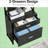 Spacious Filing Cabinet With Lockable Drawers And Open Bookcase For Office Organization-2126431470