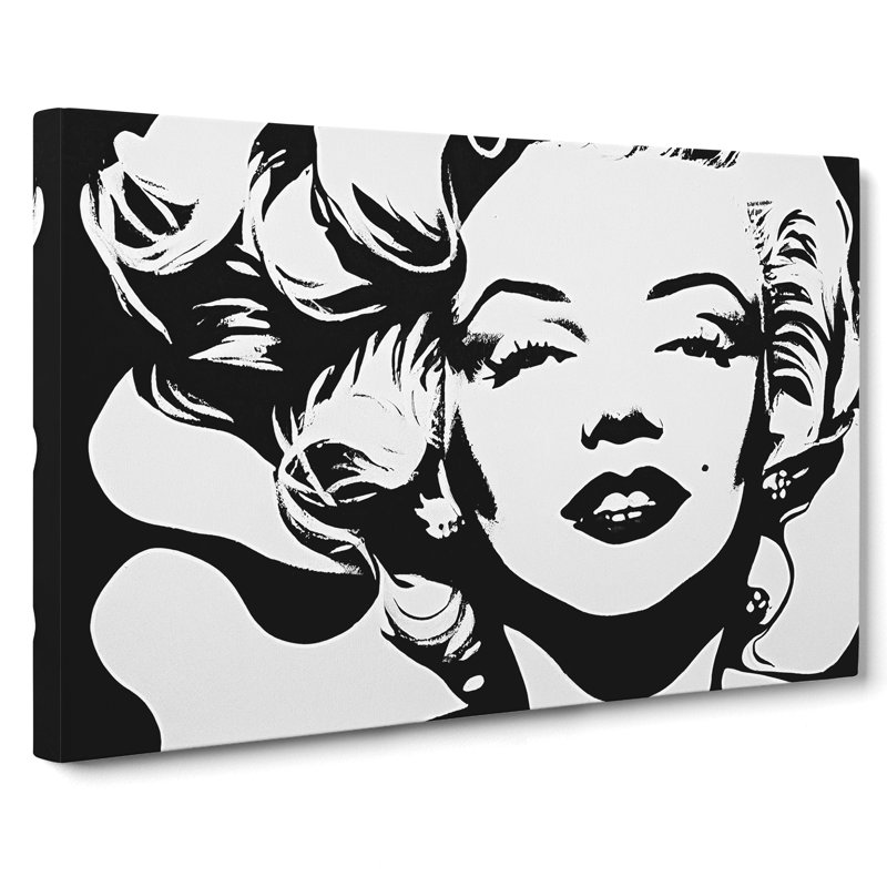 Marilyn Monroe In Monochrome Vol.1 - Wrapped Canvas Print
