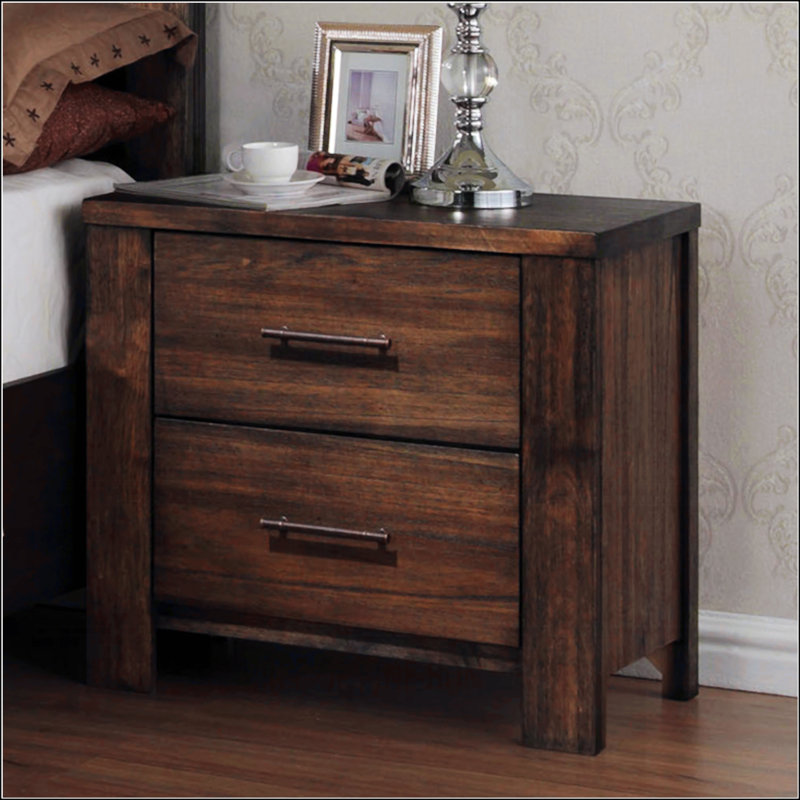 Table de chevet avec deux tiroirs Classic