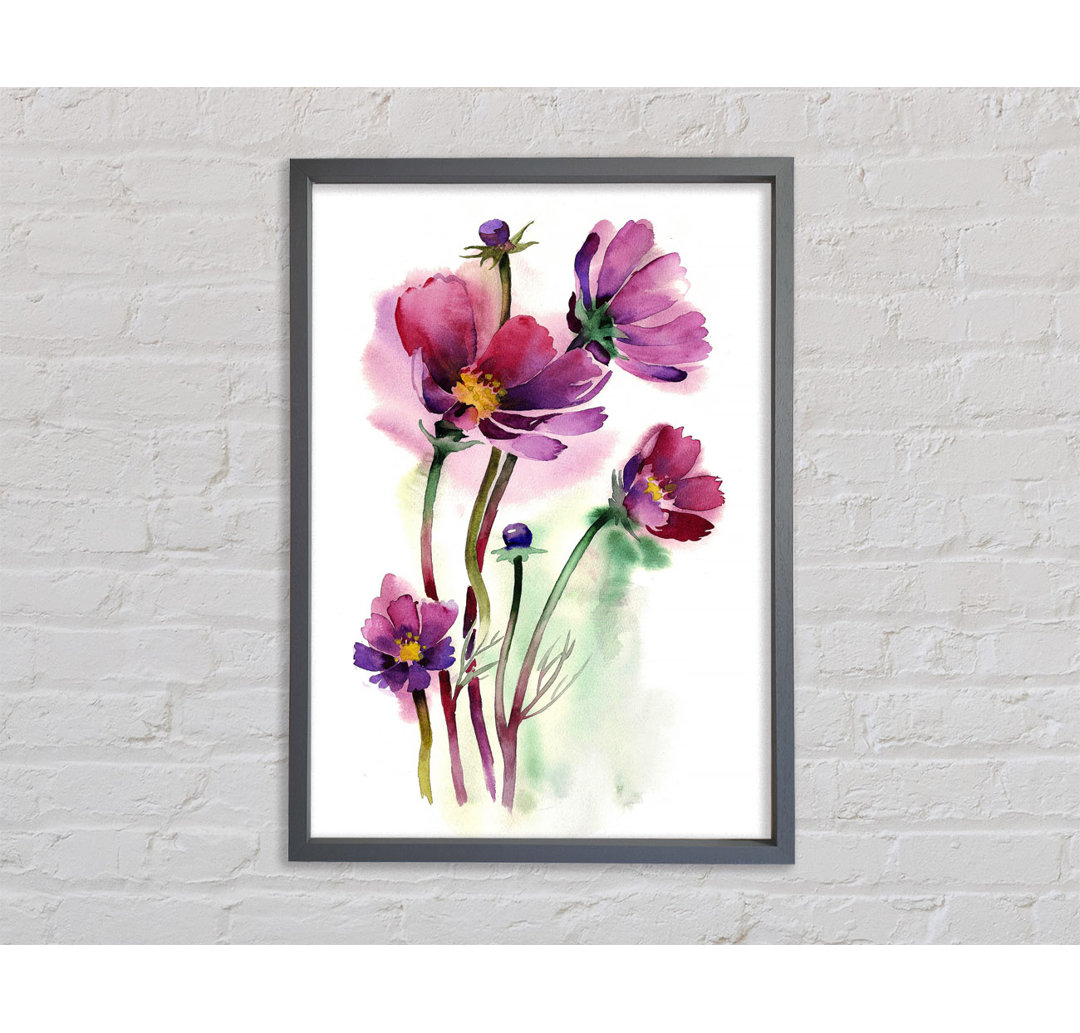 Wild Flower Beauty - Einzelner Bilderrahmen Kunstdrucke auf Leinwand