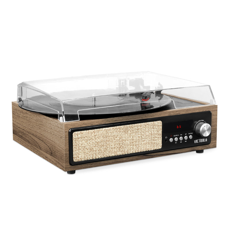 with Bluetooth, Farmhouse Walnut