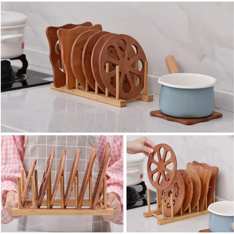 ColorLife Bamboo Dish Rack | Wayfair