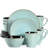 16 Piece Handmade Stoneware Dinnerware Set - Service for 4-732677626