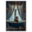 «Elegant Lion Bath Canvas» par Notoriart-105308789-105308856
