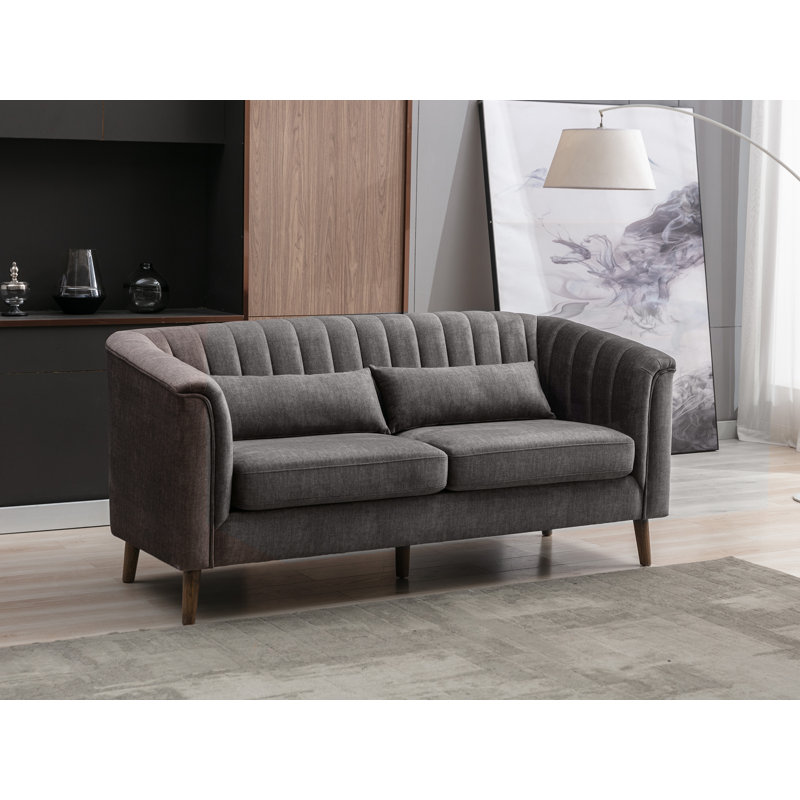 Colvin 3 Seater Velvet Sofa, Brown Velvet