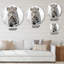 Art mural rond en métal Jungle Leopard-1746501108