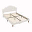 Grand lit plateforme tapissier-113312782
