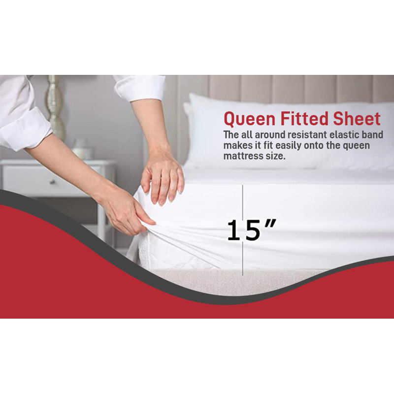  Ensemble de draps Paddles, Ensemble de draps pour grand lit + un drap-housse 
