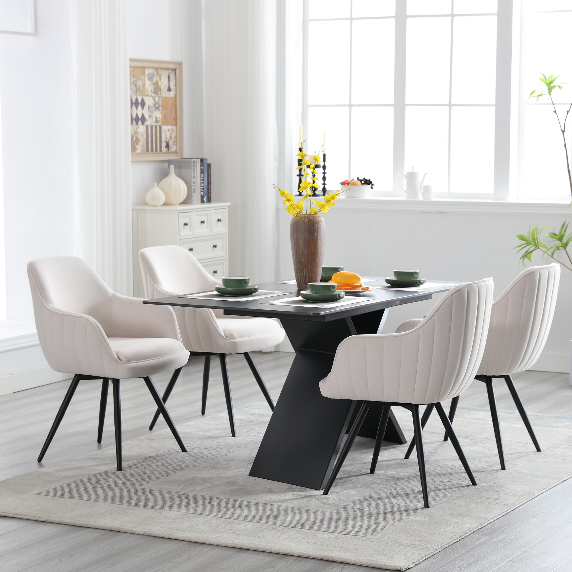 George Oliver Modern Swivel Dining & Office Chair & Reviews | Wayfair