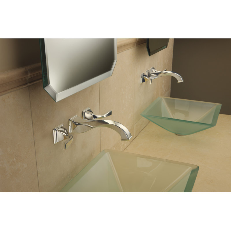 Virage® Two-Handle Wall Mount Tub Filler, Luxe Gold