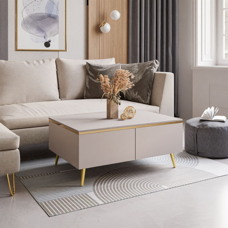 Barsdale coffee table with storage space
