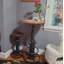 Tabouret de bar antique et industriel-1928657874