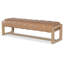 Banc rembourré en cuir véritable Banyon Bay-113053244