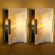 Awuna Luxury Rectangular Natural Alabaster Flush Mounted Wall Sconces