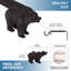 Tringle à rideaux simple ajustable Oren Bear-21786368-21786369