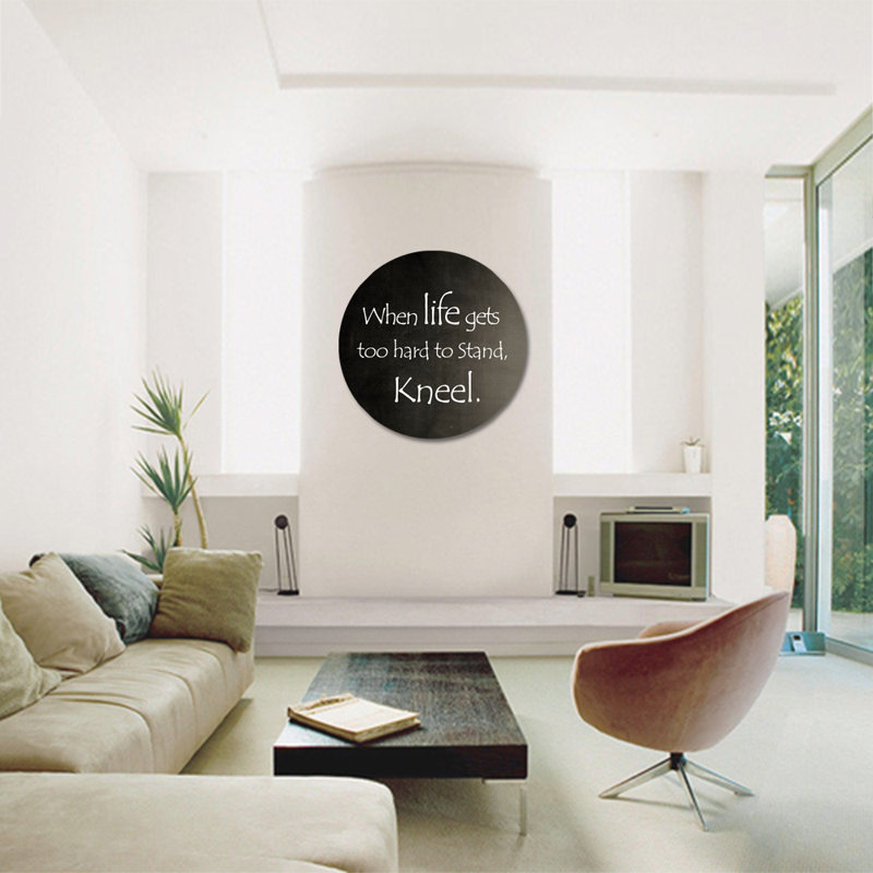 If Life Gets Too Hard Print, 36" H x 36" W x 2.5" D