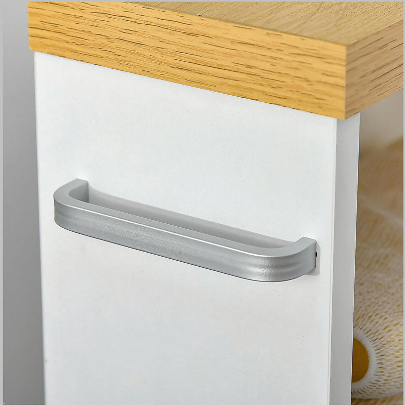 Organisateur de salle de bain mince avec roulettes