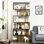  75'' H X 31.5'' W 6-Tier Geometric Bookcase