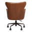 Fauteuil de direction en cuir véritable McKellen-584678488