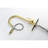 Pull Down Kitchen Faucet With - Brushed Gold, Stainless Steel, 360 Rotatable High Nozzle, Two Water Output Modes, Single Handle For Temp & Flow Control, Corrosion, 16In D, 10In W, 9In H, 4.2Lb Wt Easy-636928256