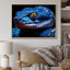 «Blue Anaconda Snake», reproduction de photo sur toile