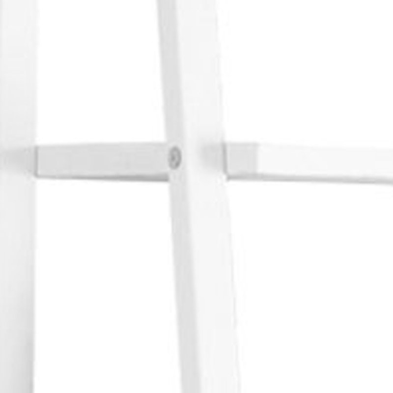 18" White Rectangular Ladder Desk