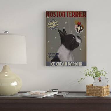 Mug Shot by Lucia Heffernan 16x16 Boston Terrier Naughty Dog -  Norway