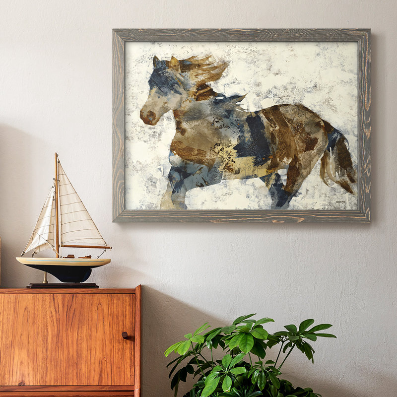 Gallop, reproduction d'art sur toile, Gris, H 22 po x l 32 po x P 1,5 po