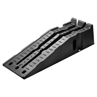 Car Ramps, 16000 lbs GVW Capacity, 6.7 in Lift Height, Portable High Profile Car Service Ramps for Home Garage Maintenance and Oil Changes, Heavy Duty for Truck SUV Vehicle Repair, Black