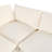 U-style Upholstered Modular Sofa with  with Storage Space, USB Charge Ports,Wireless Charging-107117355