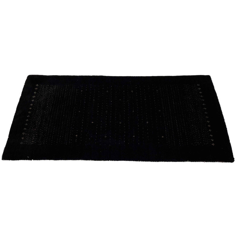 Noahanthony Polka Dots Area Rug in Black