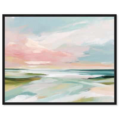 «Misty Shoreline Dream II», reproduction d'art sur toile par Art Remedy