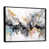 Toile avec cadre flottant noir
