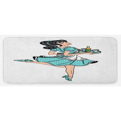 Tapis de cuisine Pin Up Girl