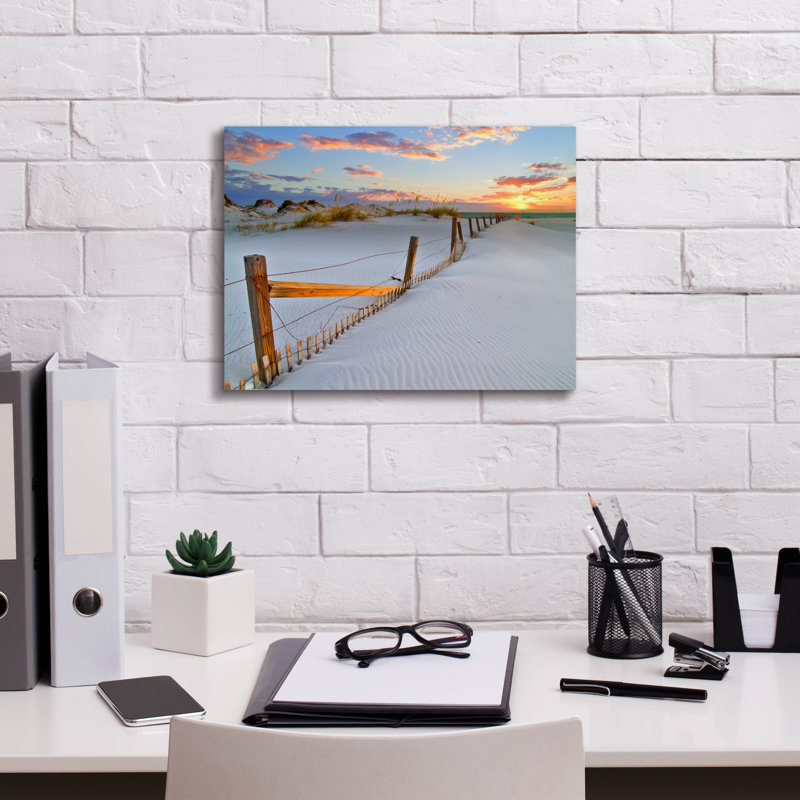 «White Sand Beach Sunset» par Ezra Tanner, H 12 po x l 16 po x P 0,75 po