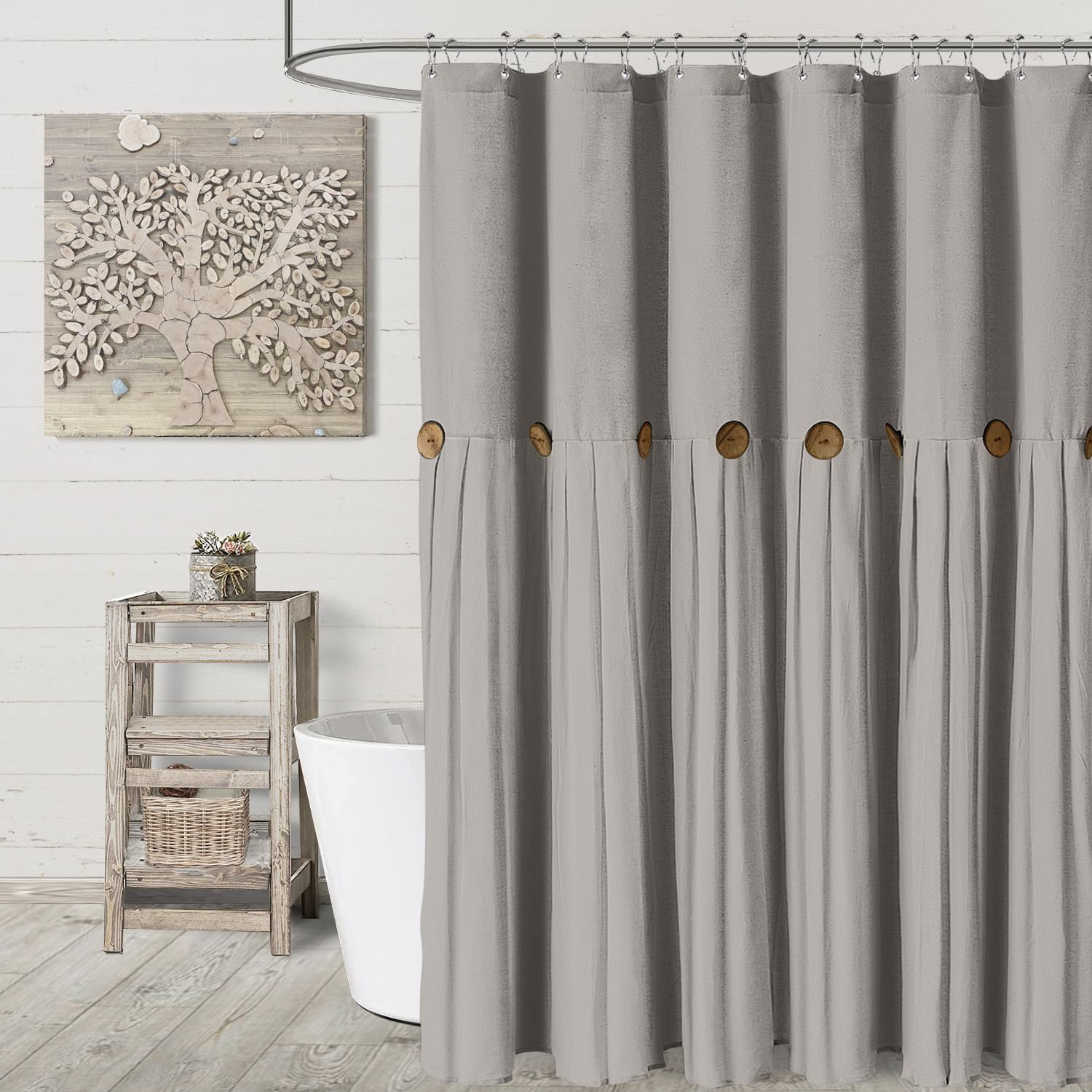 Linen Shower Curtains
